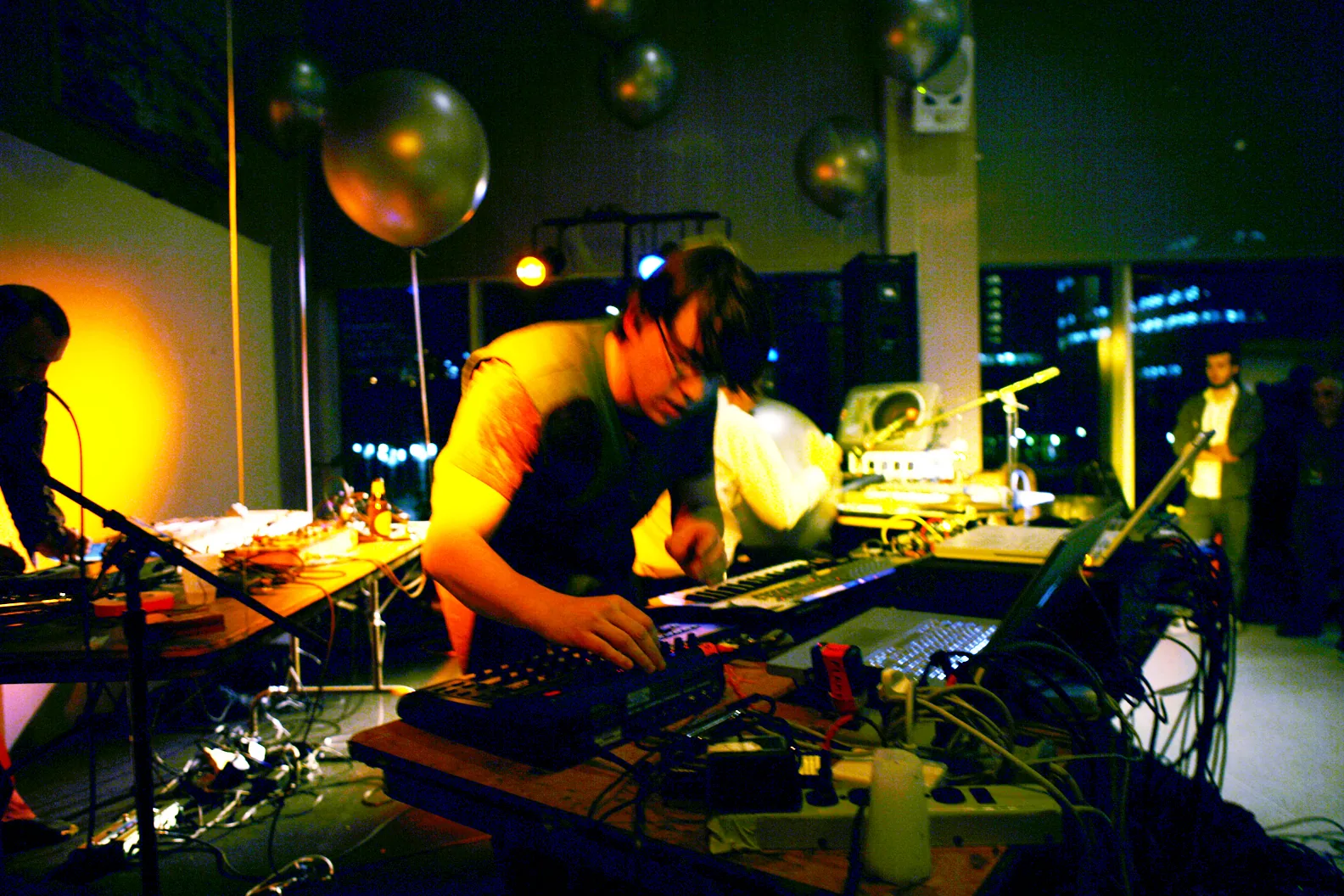 Matmos performs at the Knoxville Museum of Art on the opening night of the 2009 Big Ears Festival.