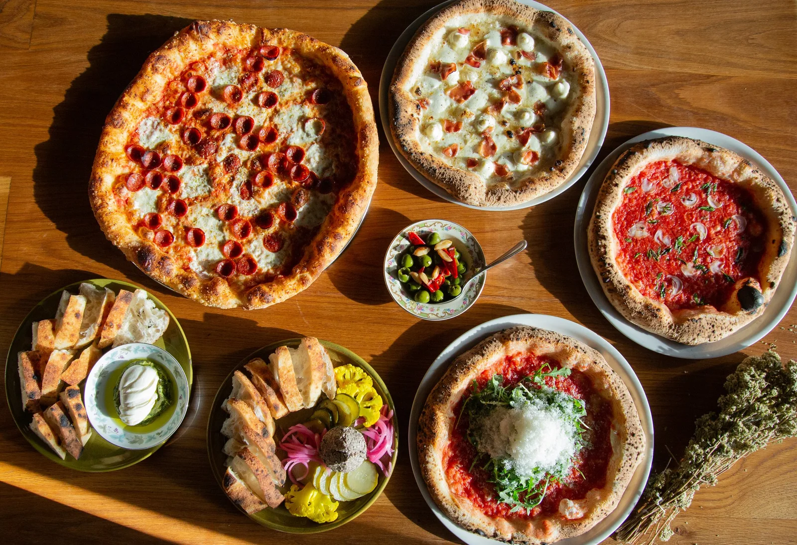 Pizzas and starters at A Dopo, 516 Williams St., Knoxville.