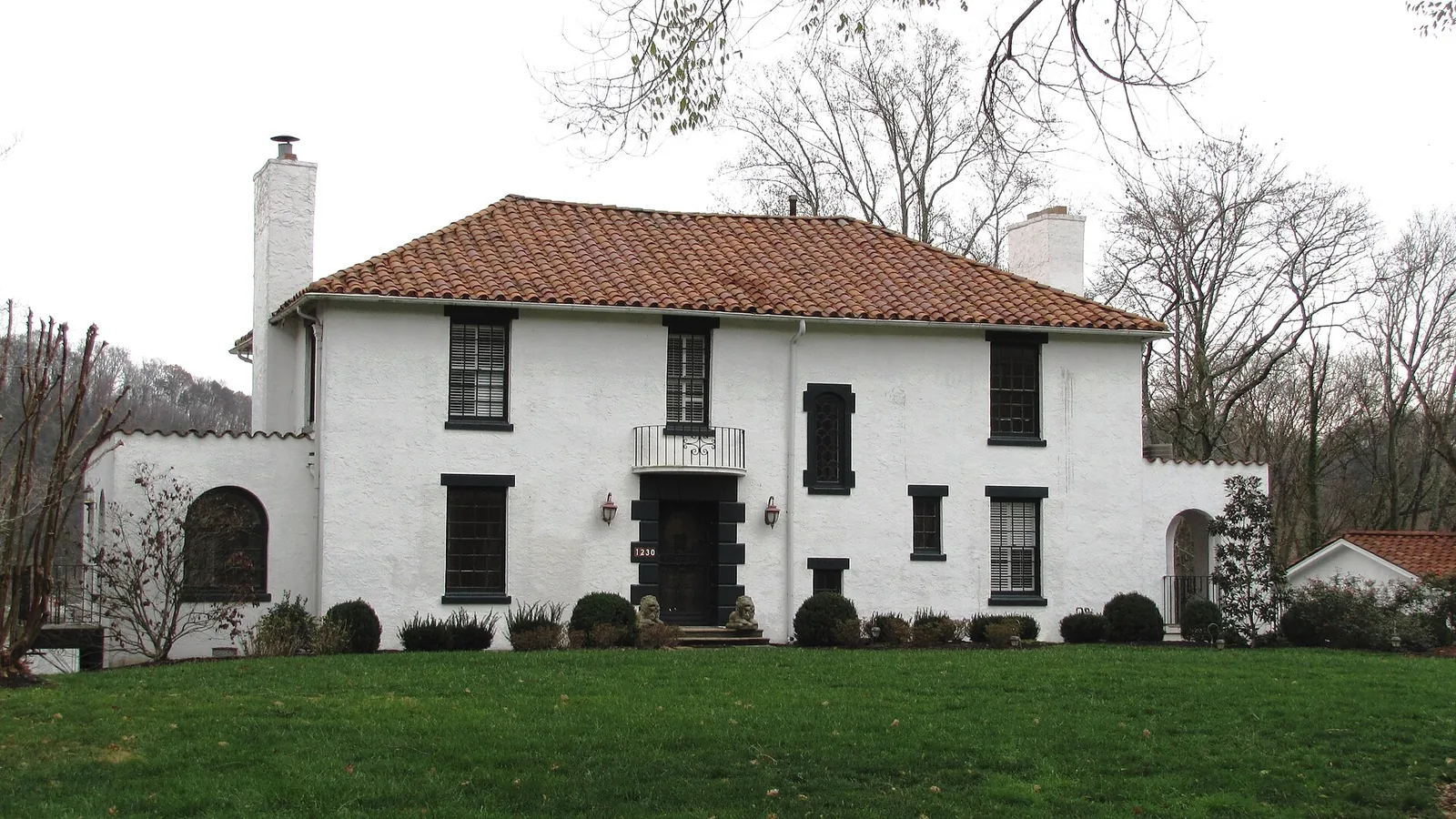 A Spanish Colonial Revival house on Cherokee Boulevard in the Sequoyah Hills neighborhood of Knoxville.