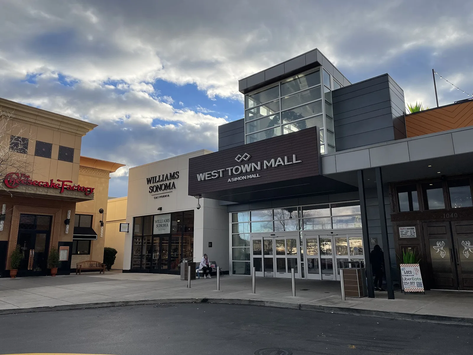 The main entrance of West Town Mall in west Knoxville.