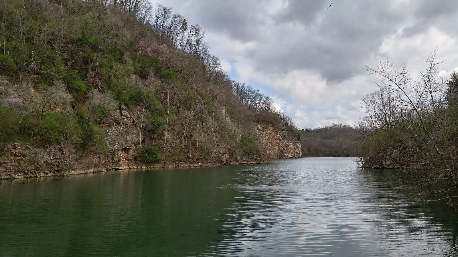 Mead's Quarry Lake at Ijams Nature Center, part of Knoxville's Urban Wilderness in South Knoxville.